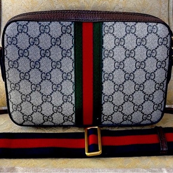 Gucci Brown and Red Men's Bag - Picture 5 of 6